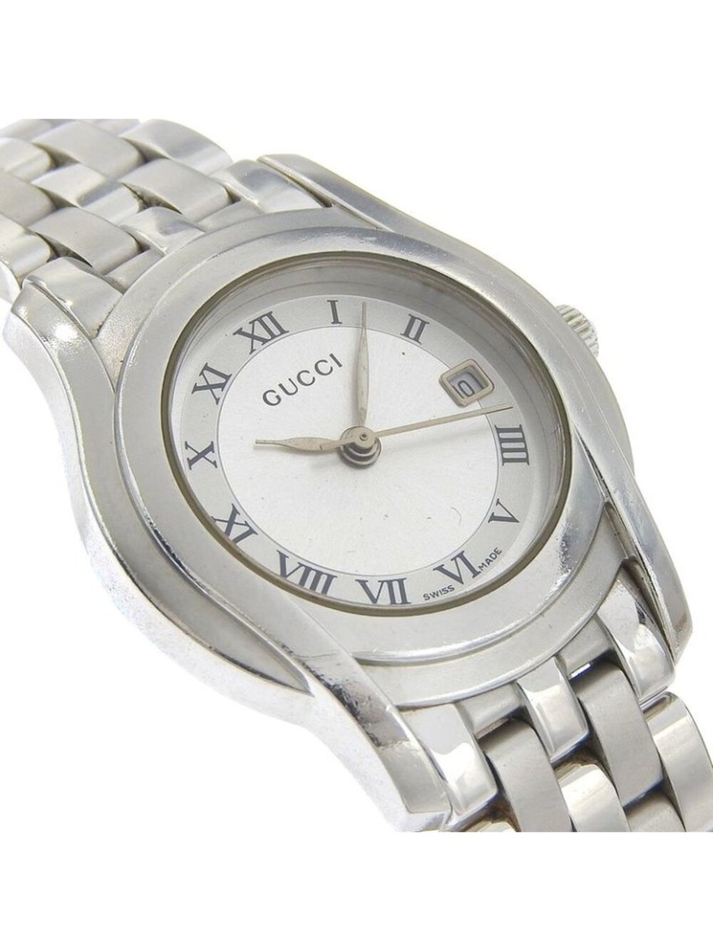Gucci Stainless Steel Quartz Analog Display Silver Dial Watch - Picture 3 of 8